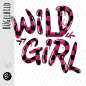Preview: Bügelbild - " Wild Girl - KARO PINK " Größe nach Auswahl